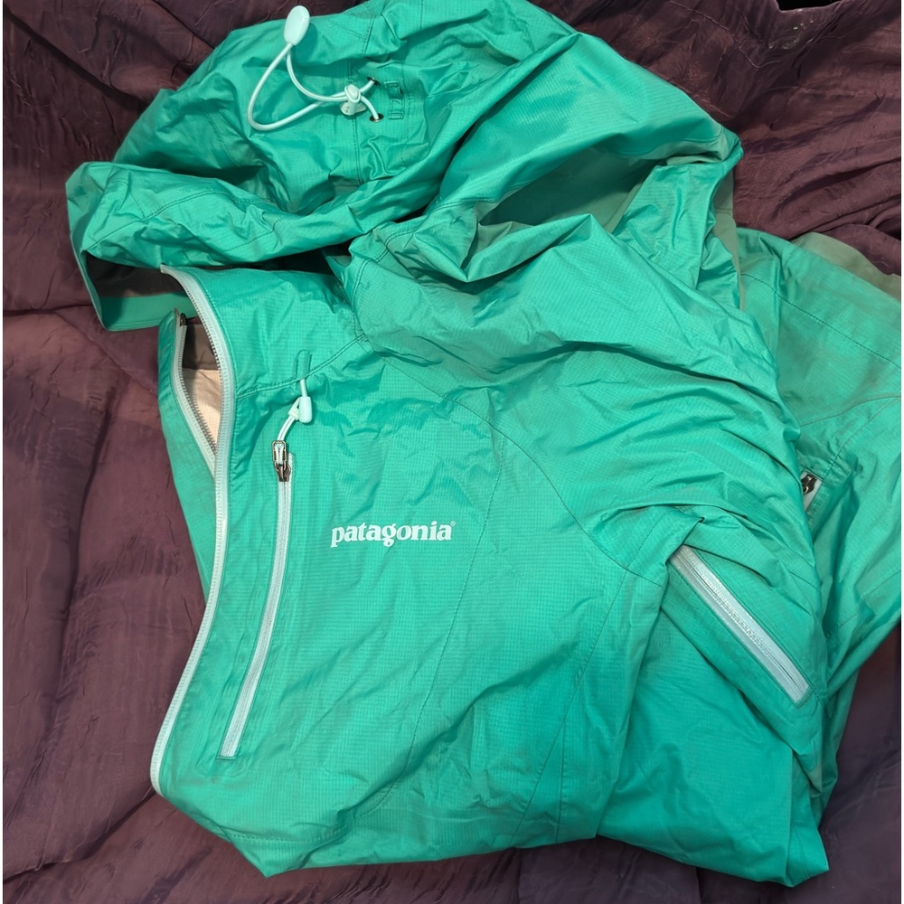 Patagonia raincoat in need of TLC